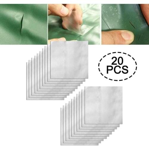 10/20pcs 5x5cm Swimming Ring Repair Sticker For Leather/flocked/dinghy/inflatable Toy Airbeds Self Adhesive Glue Waterproof Tape