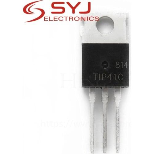 10pcs/lot TIP41C TIP41 TO-220 6A 100V 65W new original In Stock