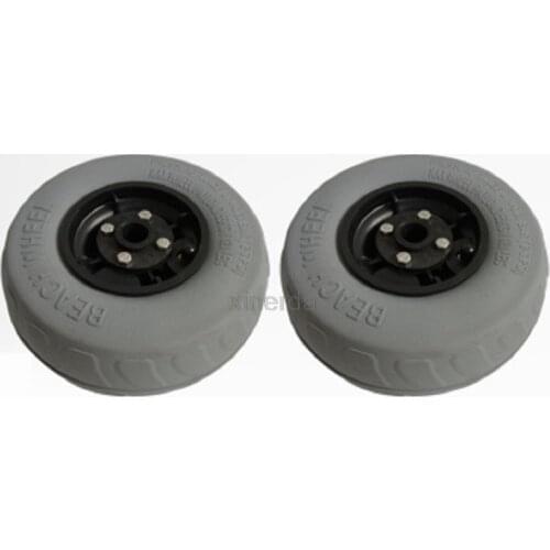 2pc 9"inch pneumatic tire PVCballon kayak trolley/trolley wheels beach for the beach trolley Y05012 PVC inflatable beach wheel