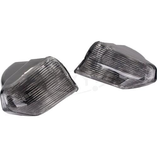 2Pcs e-Mark Motorcycle Front Turn Signals Indicator Light Lamp Blinker Lens Cover Shell For DUCATI 749 999 Multistrada All Years