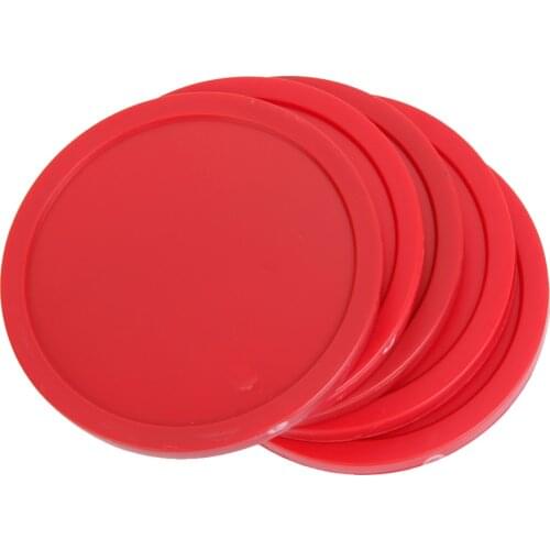 4pcs 82mm Table Arcade Game Air Hockey Pucks Red Round Circle Children Adult