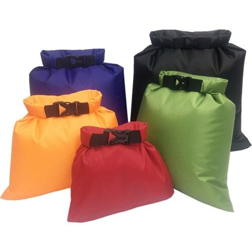 5 Pcs/Set Outdoor Portable Waterproof Dry Bag Sack Storage Pouch Camping Hiking Canoe Floating Boating Ultralight Backpac
