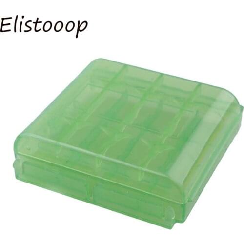 5pcs Plastic Case Holder Storage Box Cover for 10440 14500 AA AAA Battery Box Container Bag Case Organizer Box Case