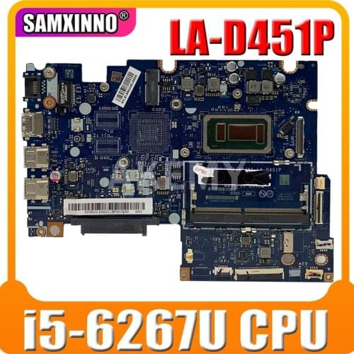 510S-14ISK LA-D451P motherboard For Lenovo 510S-14ISK 310S-14ISK laptop motherboard I5-6267U DDR4