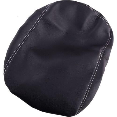 Car Center Armrest Surface Case Cover Black PU Leather Fit For Lexus NX200 200t 300 300h 2015 2016 2017 2018 2019 2020