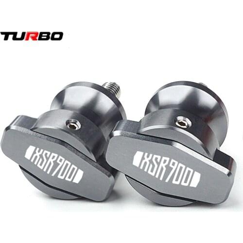 For YAMAHA XSR 900 XSR900 ABS 2014 2015 2016 2017 2018 Motorcycle Accessories Aluminum Swingarm Spools slider M6 stand screws