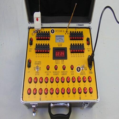 DPJ24R-A 24 Cues Remote 110V 220V 500M 2021 Style Fast Delivery New Products Wedding Stage Copper Line Fireworks Switch Smart