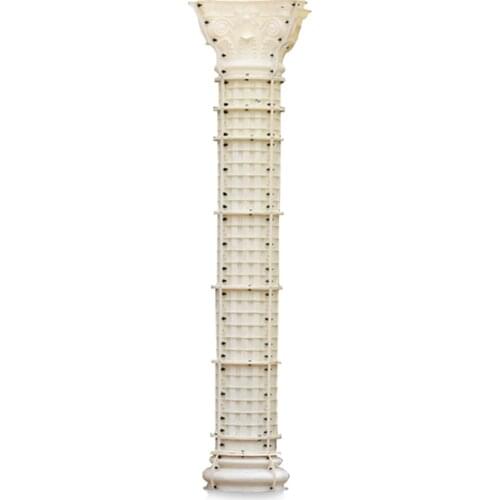 ABS plastic concrete column mold 30xH300cm pillar mould construction moulds for hotel garden villa house