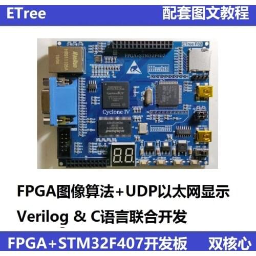 FPGA development board stm32f407 heterogeneous image processing algorithm Ethernet