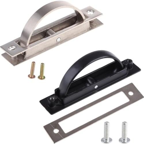 Invisible Tatami Cabinet Drawer Handle Rotating Hidden Grip Pull Handle Hardware