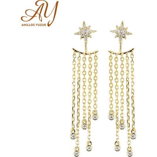 New Arrived 925 Sterling Silver Earrings Personality Long Tassel Earring For Women Girls Jewelry Valentines Day Gift Wholesale