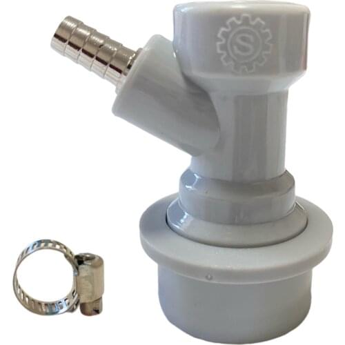 New Ball Lock Homebrew Keg Quick Disconnects Kit - Gas with 1/4"Barb for homebrew