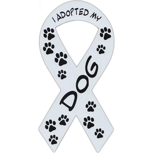 Personality Ribbon Shaped Dog Trucks Window Decal Sticker Auto Motorcycle Car Stickers Accessories Cover Scratches Waterproof