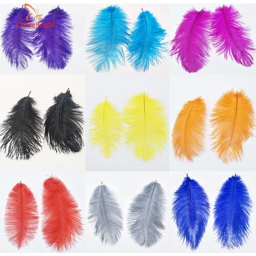 ChengBright 100 Pcs 20-25CM/8-10inch Ostrich Feathers for DIY Jewelry Craft Making Wedding Party Accessories Wedding Decoration