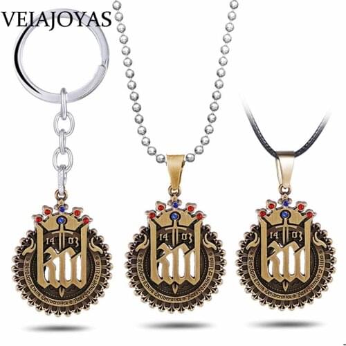 Kingdom Come Deliverance Pendant Necklace Rope Chain Choker Necklaces Women Men Charms Bronze Keychain Gift Vintage Game Jewelry