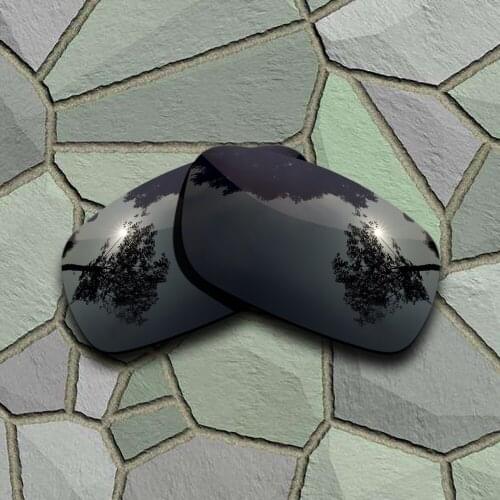 Grey Black Sunglasses Polarized Replacement Lenses for Oakley Crankshaft