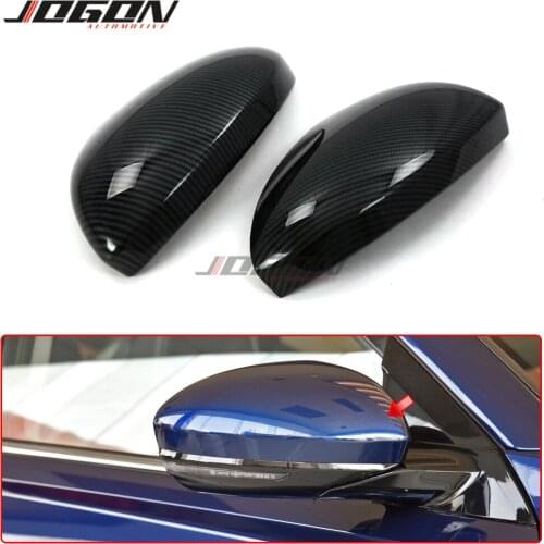 Carbon Fiber Look Side Wing Rear View Mirror Cover Case Shell Caps ABS For Nissan Altima 2019 2020