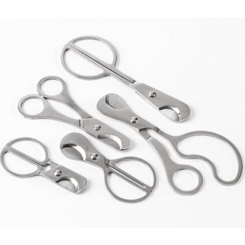 Stainless Steel Cigar Cutter Portable Double-Edged Cuban Cigar Tool Pocket Cigarette Scissor Cutting Zigarren Accessories Man