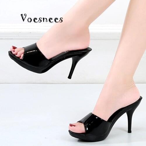 Shoes For Women Summer Slippers High Heels platform women sandals High outdoor Female shoes Slippers Flip Flops Heels 9.5cm