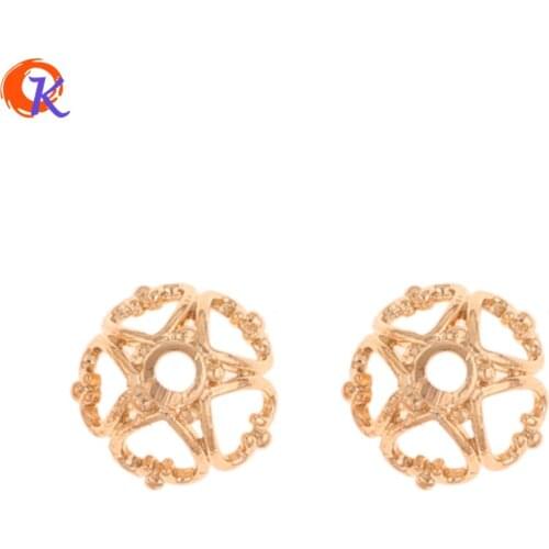 Cordial Design 50Pcs 10*10MM Jewelry Accessories/Hand Made/Genuine Gold Plating/DIY Earrings Making/Jewelry Findings Component