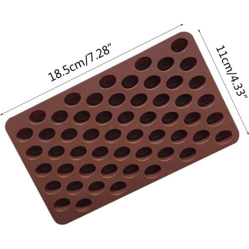 Silicone Mold Mini Coffee Beans Chocolate Candy Candy Mold Handmade Cake Y1QB