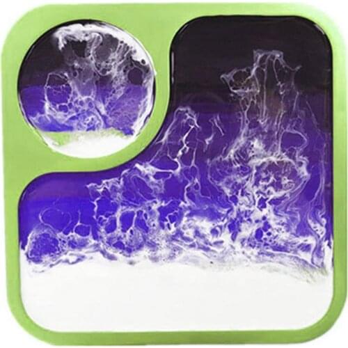 Cup Mat Mold Eco-friendly Heat Resistant Silicone Breakfast Tray Resin Mold Supplies for Home