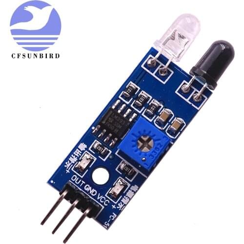 Smart Electronics New for Arduino Diy Smart Car Robot Reflective Photoelectric 3pin IR Infrared Obstacle Avoidance Sensor Module