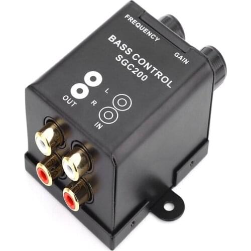 Universal Car Remote Amplifier Subwoofer Equalizer Crossover Bass Controller New Subwoofer Equalizer Crossover Bass Controller