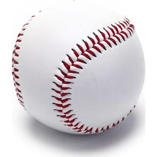High Quality 9" baseballs pvc upper rubber inner soft hard balls softball training exercise