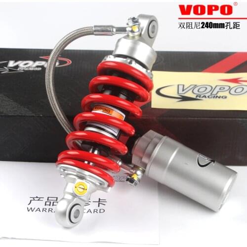 Motorcycle Adjustable Spring Air Nitrogen Rear Shock Absorber forsoco-TC/TS For Honda Grom MSX125 SF Benelli Kawasaki Z125 Pro