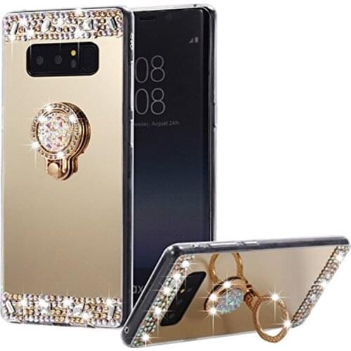 Bling Luxury Mirror TPU Phone Case For Samsung Note 8 9 10 Plus 20 Ultra A10 A11 M11 A21s A31 A41 A51 A71 A20 A40 A50 A70 Cover