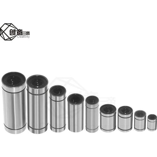 2pcs Hardy bearing seal Linear Ball Bearings (LM6LUU/LM8LUU/LM10LUU/LM6UU/LM8UU) Bush Bushing Aluminum Linear Bearing