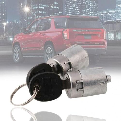 35% Hot Sales!!! 1 Pair Metal Car Door Lock Cylinder with 2 Keys Auto Accessory for Chevrolet GMC