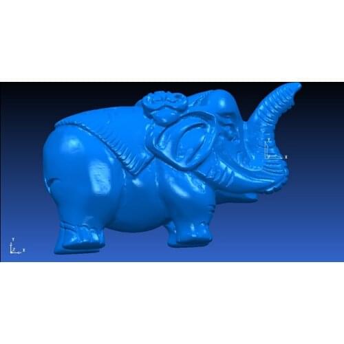 3D model relief for cnc 3D printers in STL file format elephant 6