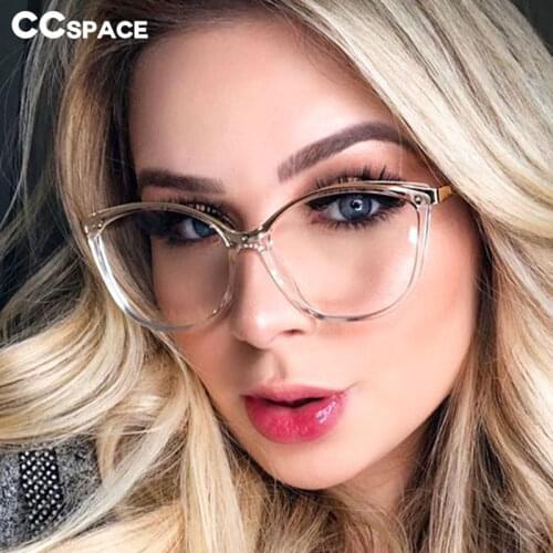 48052 Plastic Titanium Retro Cat Eye Glasses Frames Ultralight Men Women Optical Fashion Computer Glasses