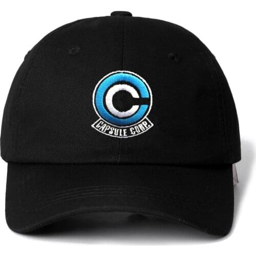 Capsule corp. Dad Hat Anime Cotton Embroidery Snapback Hats Unisex Baseball Caps Men Women Holiday Hats Dropshipping