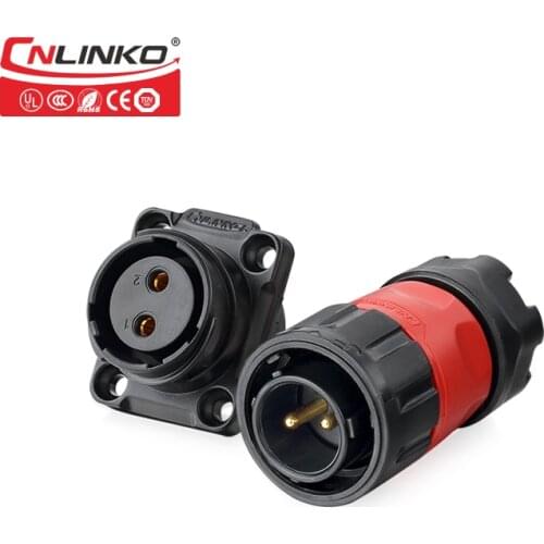 CNLINKO YM20 2/3/4/5/7/9/12 Pin Male Female Cable Wire Connector Panel Mount Electrical Plastic Solder IP67 Waterproof Connector