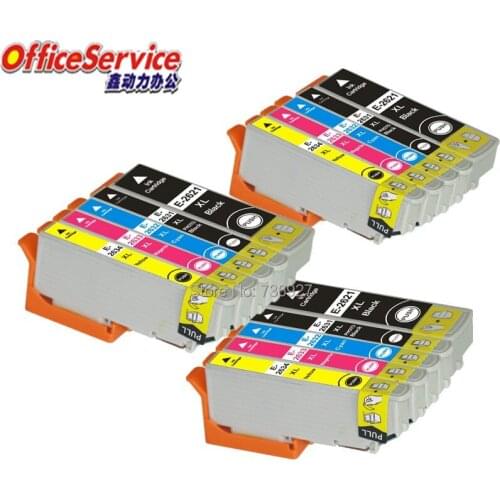 15X Compatible Ink Cartridge 26XL T2621 T2631 For Epson XP-510 XP-605 XP-610 XP-615 XP-700 XP-710 XP-800 XP-810 inkjet printer