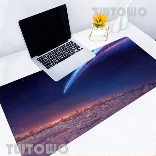 Mouse Pad Your Name Anime Design Large Mouse Pad Mousepad HD Hot Sell Gaming Mouse Mat Gamer Carpet Office Decoration Mouse Mat