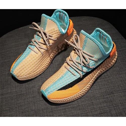 Summer Mesh Socks Sneakers Women Sport Shoes for Women Sports Sneakers for Women Running Shoes Ladies Blue Orange Knit GME-2077