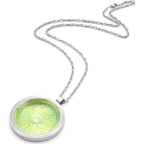 Mini Alpha Spin Necklace Pendant 6000cc Anion Bio Pendant Super Power Spiritual Mana Raise Frequency Meditation Good Luck