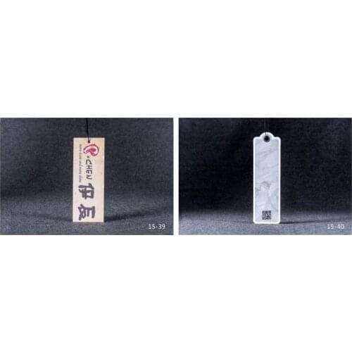 OEM custom logo brand garment clothing printed paper price hang tag for clothing clothes print swing luggage label tag JYYJ100