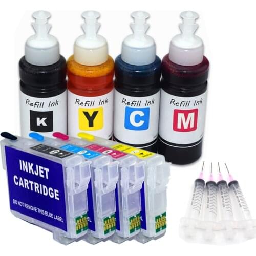 T603 603XL Refillable ink cartridge with auto reset chip for Epson XP-2100 XP-2105 XP-3100 XP-3105 XP-4100 XP-4105 WF-2810 2830