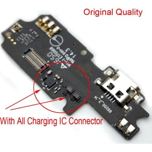 USB Charging Port Dock Connector Charge PCB Board Micro Microphone Flex Cable For ASUS Zenfone 3 Max ZC553KL