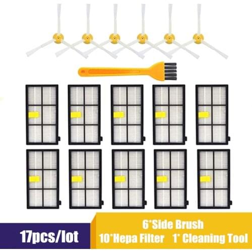 Side Brush HEPA Filter Accessories Replacement For iRobot Roomba 800 900 Series 860 870 871 880 890 960 980 Vacuum Cleaner Parts