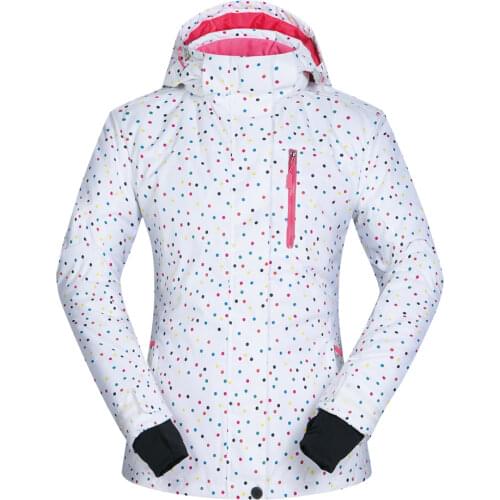 Women Ski Jacket Brand BDD Windproof Waterproof Breathable Wram Ski Clothes Skiing Coat Wear Snow Winter Women Snowboard Jacket