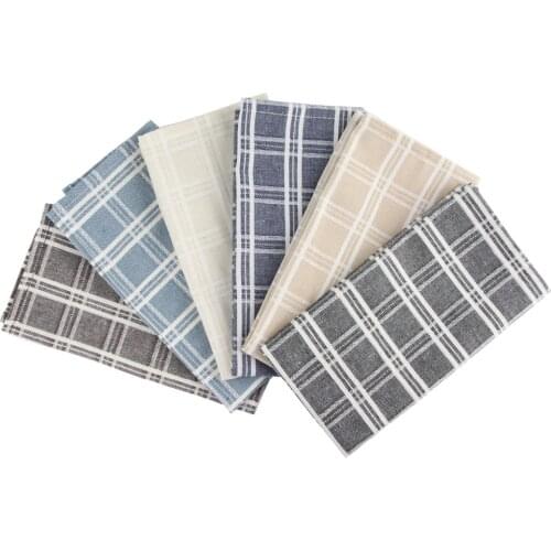 30 x 40cm Fashion cloth Napkins cotton linen heat insulation mat dining table mat children table Napkin fabric placemats