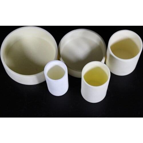 99.3% alumina crucible with lids / 20ml / cylindrical corundum crucible / ceramic crucible