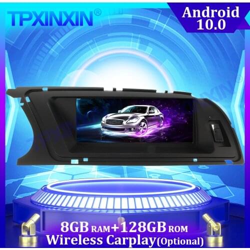 Android 10.0 8G+128G For Audi A4 2013-2015 Carplay IPS Multimedia Player Stereo Tape Recorder GPS Navi Auto Radio Head unit DSP