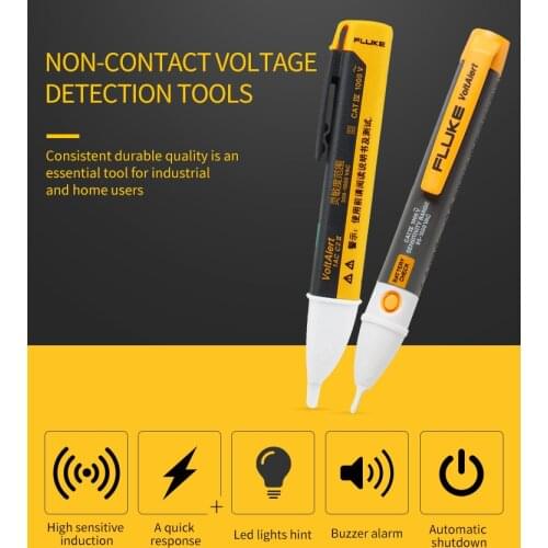 Fluke 1AC-C2 II Volt Alert FLUKE 2AC Sensor Non-contact Voltage Detector AC tester Stick electrical Detector Pen